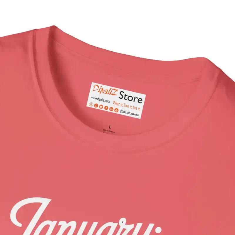 January Resolutions Tee Redefines Casual Elegance