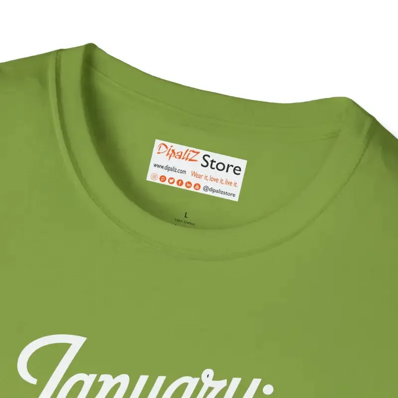 January Resolutions Tee Redefines Casual Elegance