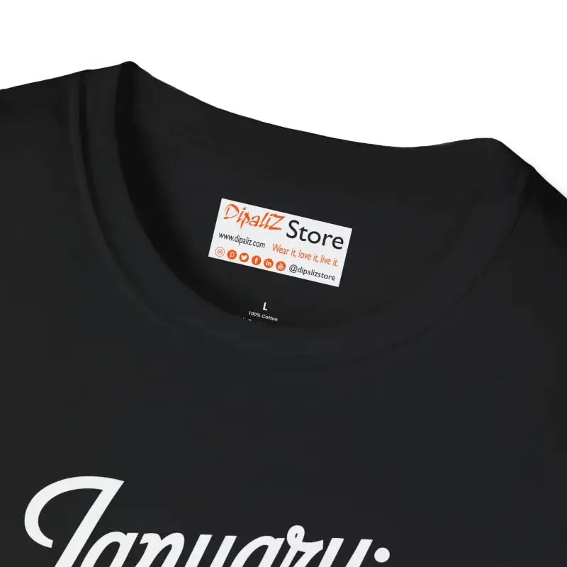 January Resolutions Tee Redefines Casual Elegance