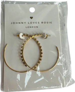 Johnny Loves Rosie Gold Hoop Earrings