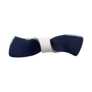 Julia Large Navy Hair Clip