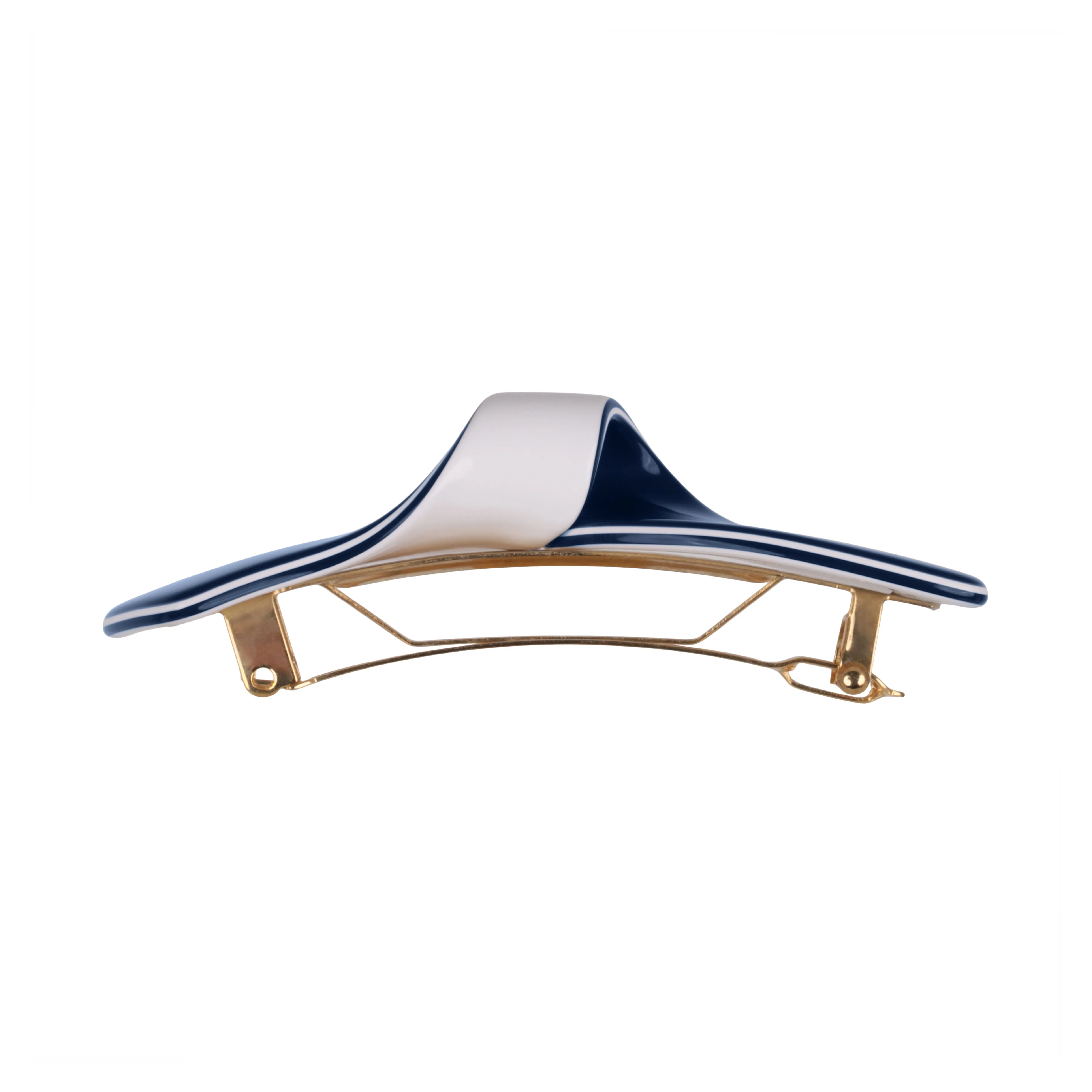 Julia Large Navy Hair Clip