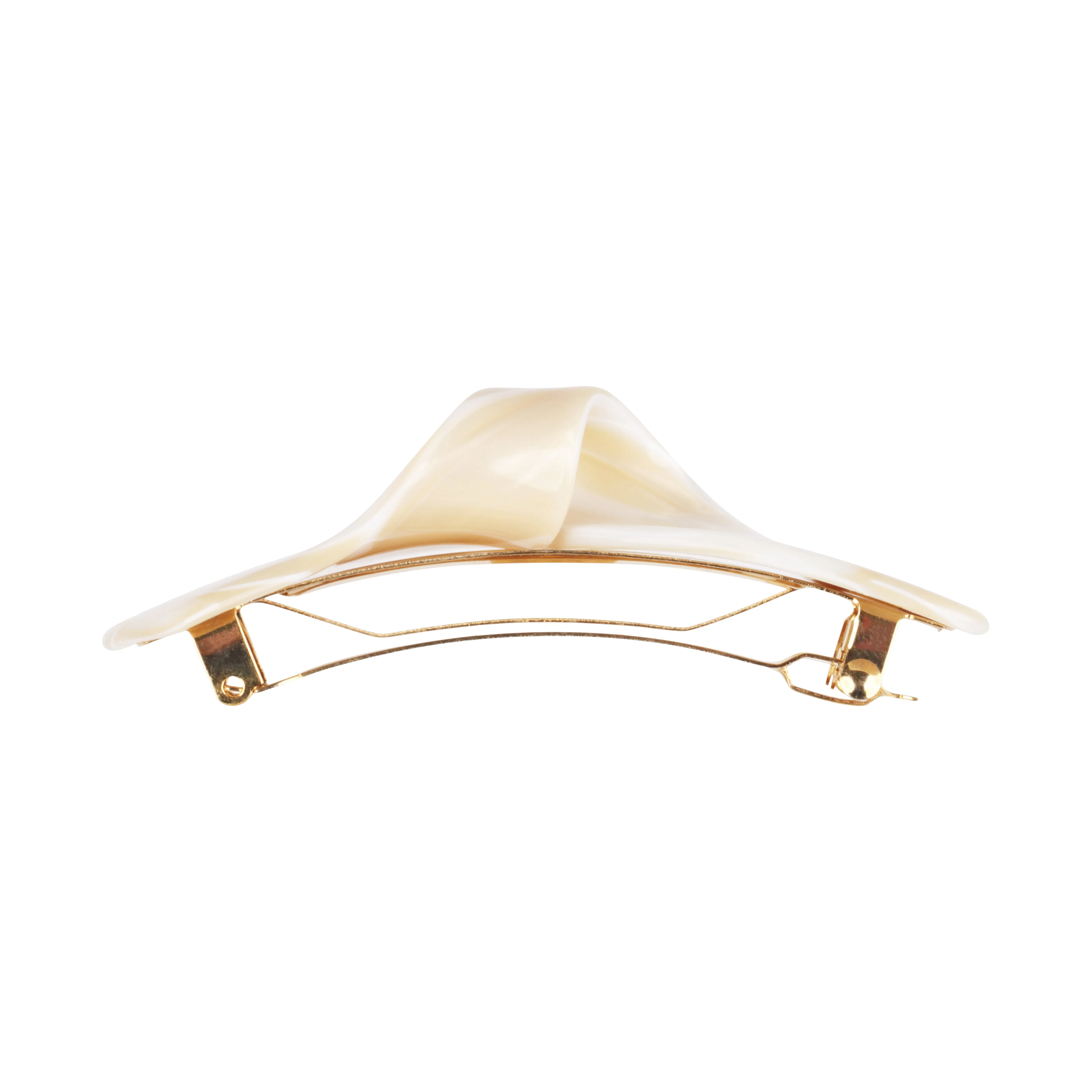 Julia Large White Alba Hair Clip