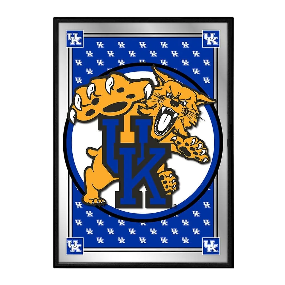 Kentucky Wildcats: Team Spirit, Mascot - Framed Mirrored Wall Sign