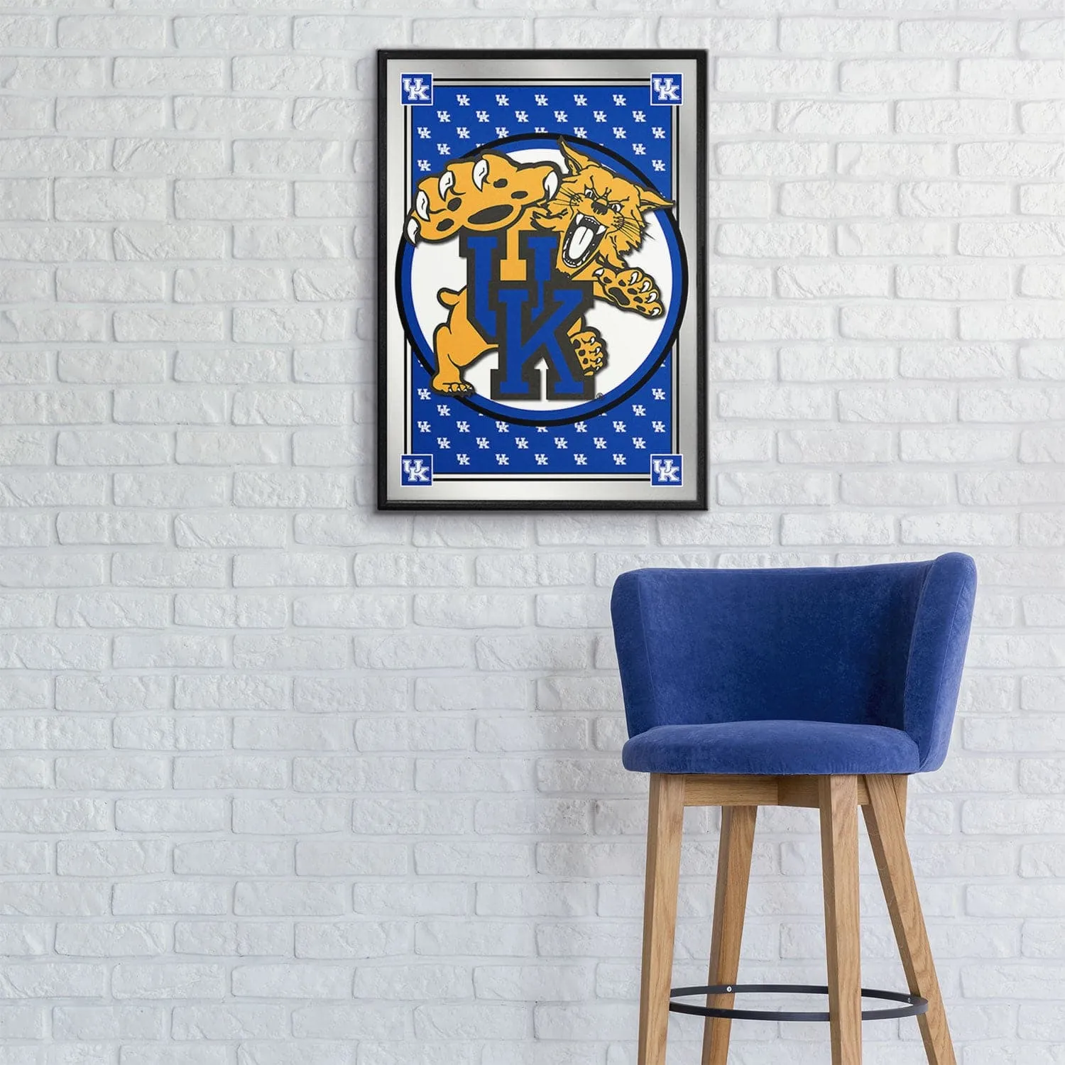 Kentucky Wildcats: Team Spirit, Mascot - Framed Mirrored Wall Sign