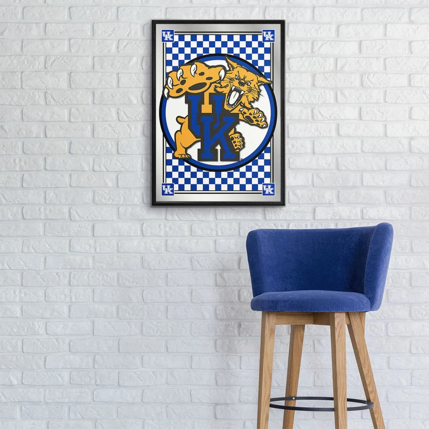 Kentucky Wildcats: Team Spirit, Mascot - Framed Mirrored Wall Sign