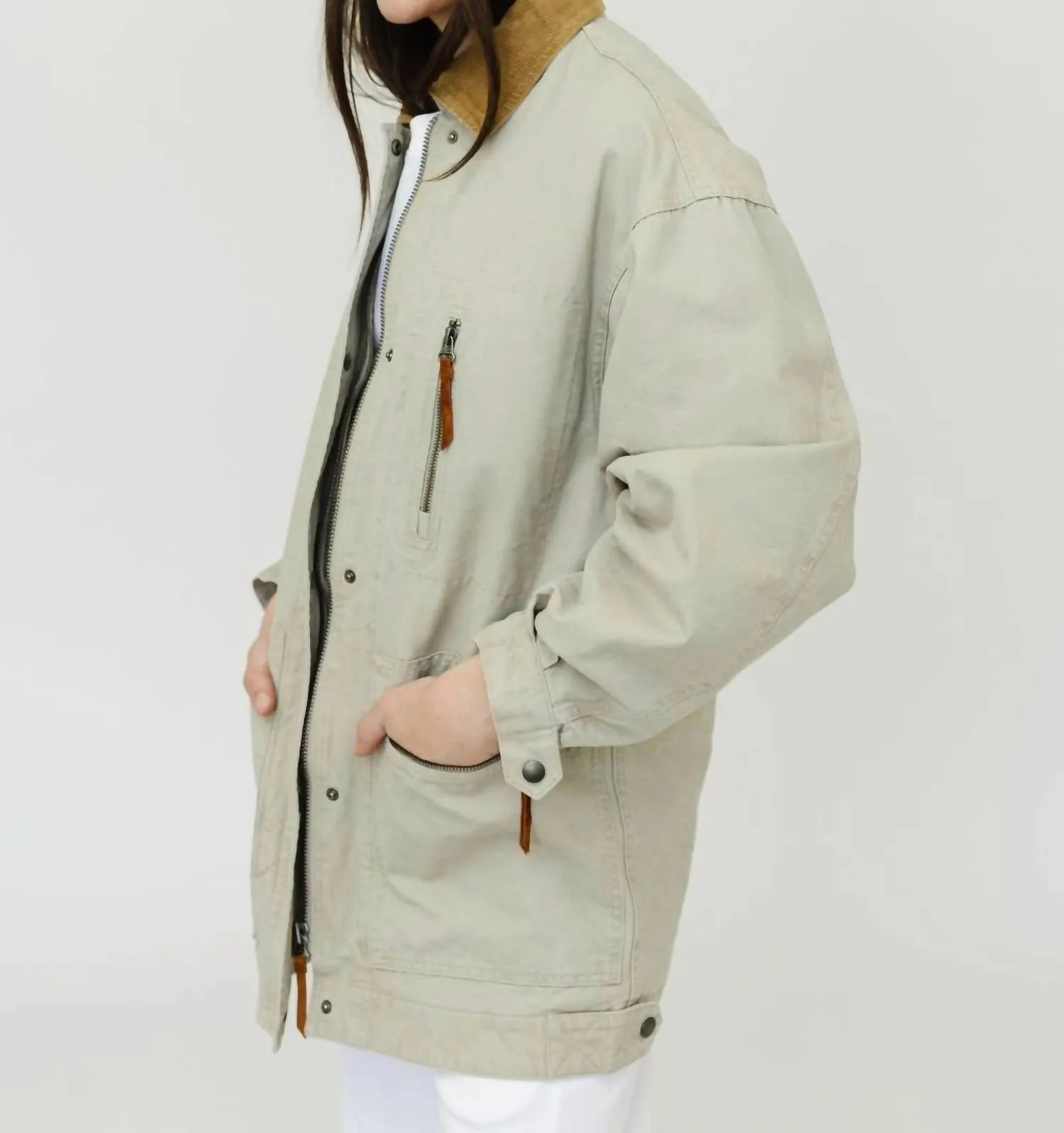 Kimelia Jacket In Ecru