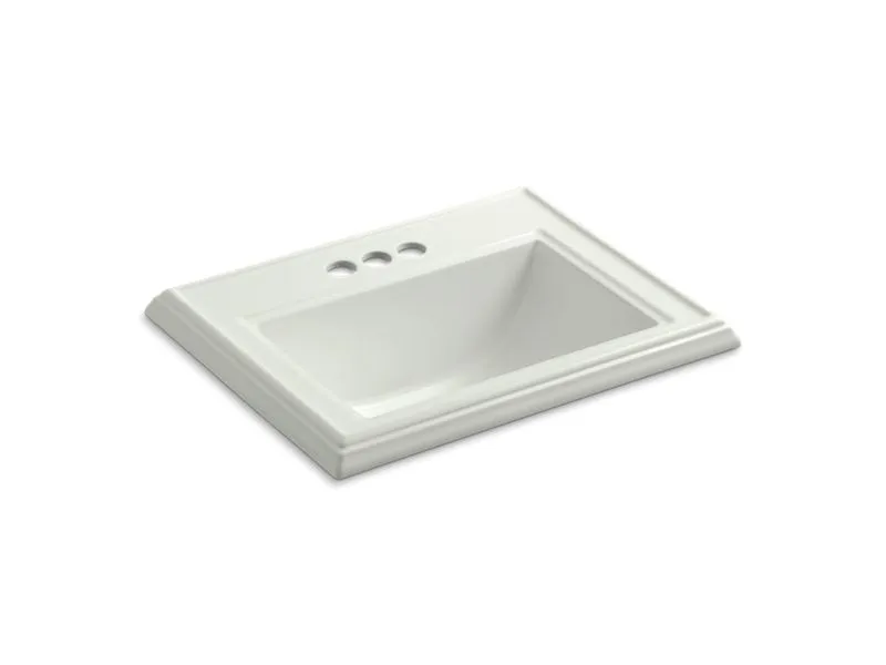KOHLER K-2241-4 Memoirs Classic Classic drop-in bathroom sink with 4" centerset faucet holes
