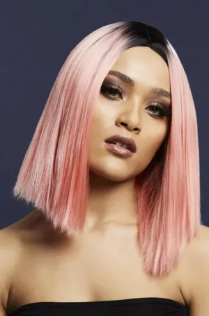 Kylie Coral Pink Bob Wig