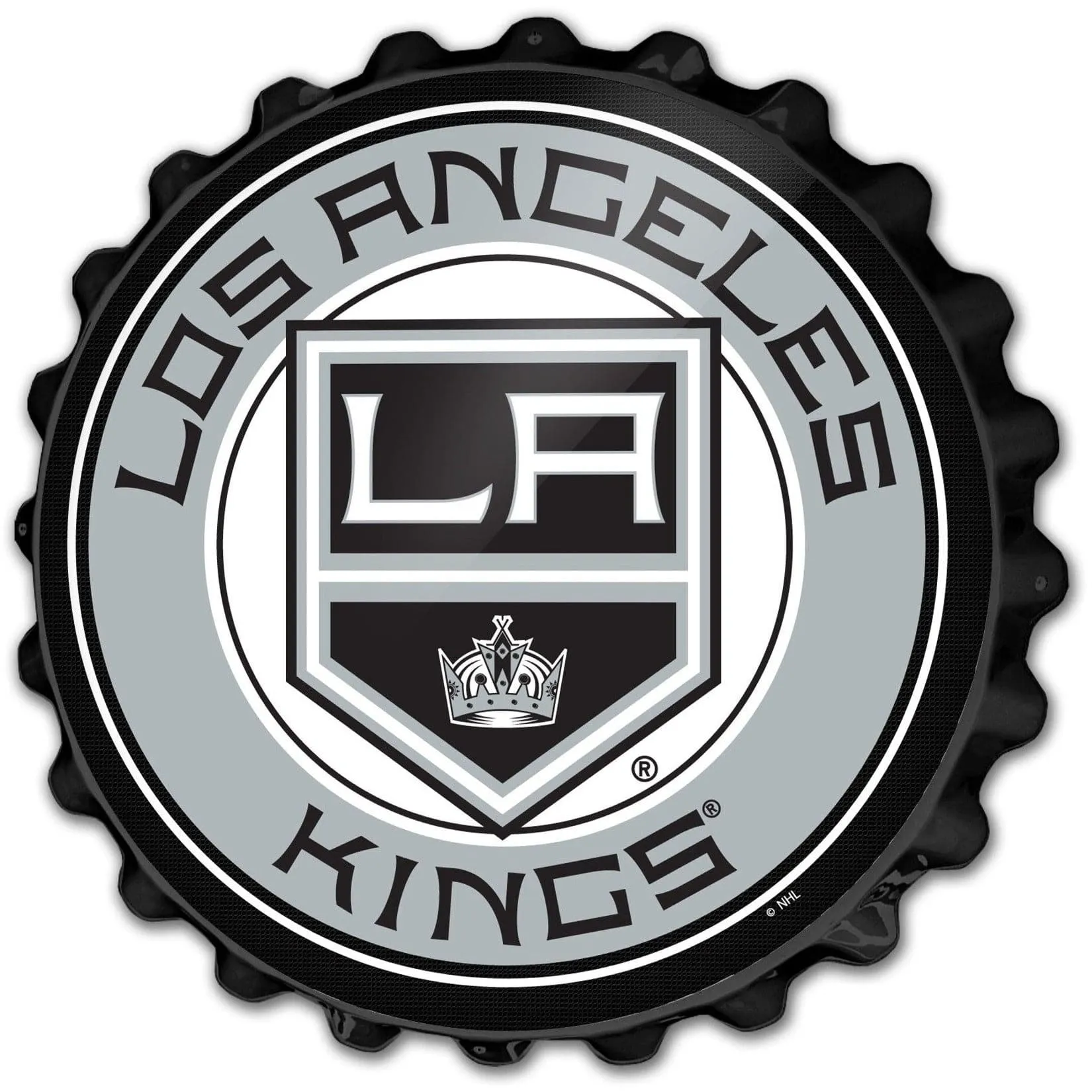 LA Kings: Bottle Cap Wall Sign