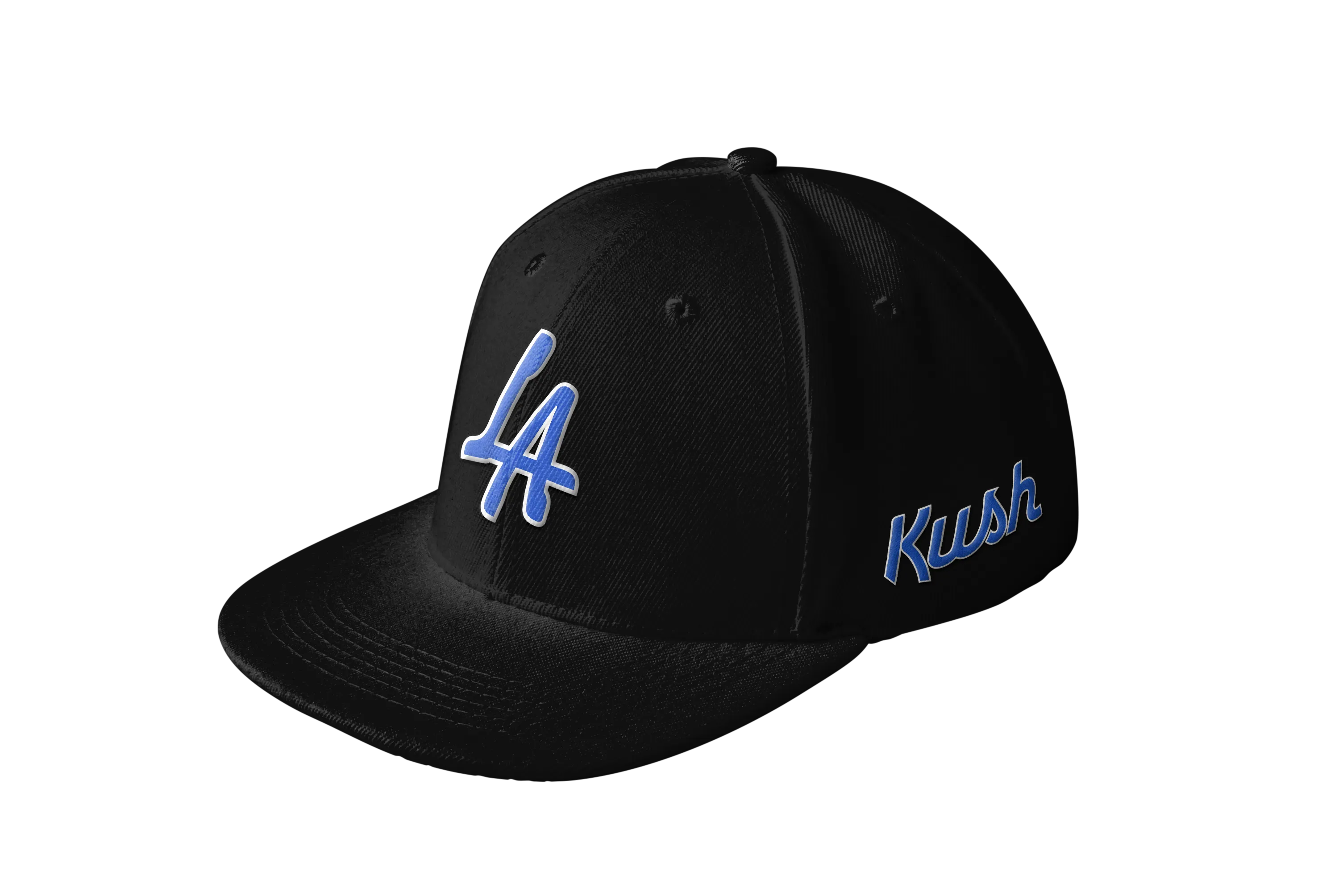 LA Kush LA Snapback - Black/Blue