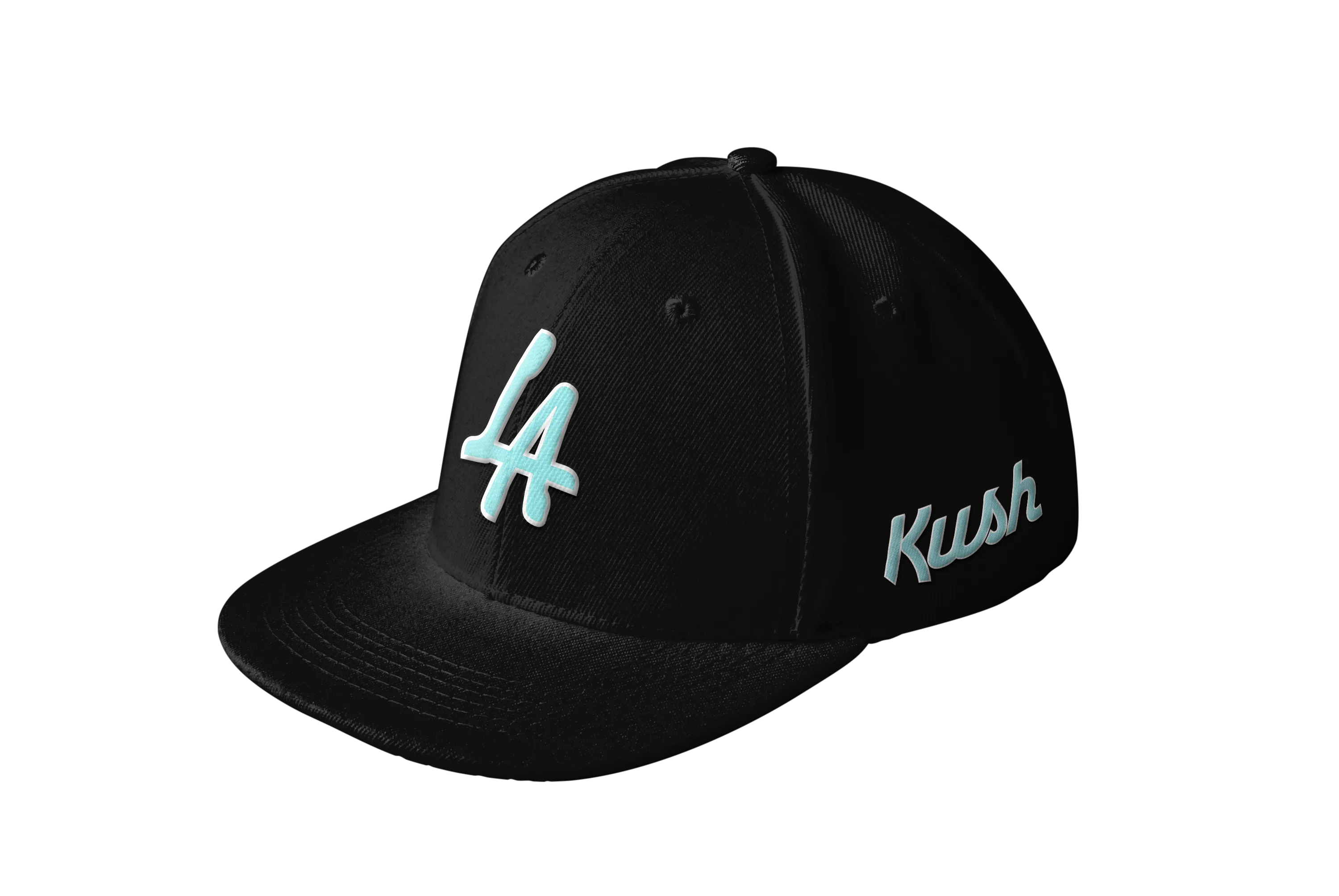 LA Kush LA Snapback - Black/Teal