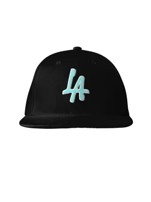 LA Kush LA Snapback - Black/Teal