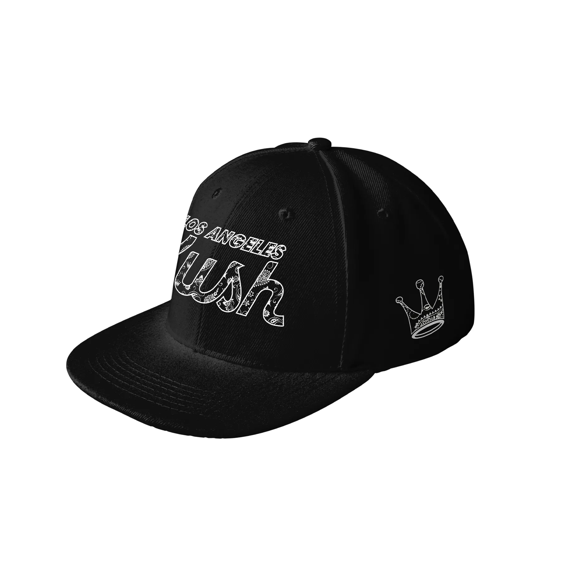 LA Kush Paisley Los Angeles Kush Signature Snapback - Black/White