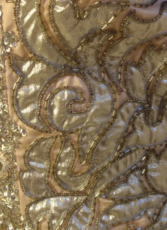 LACLEDE'S 1980s Light Pink Silk Evening Jacket with Beading