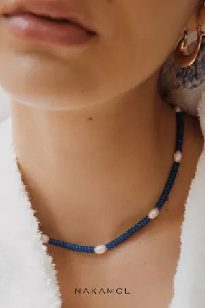 Lapis Strand Short Necklace