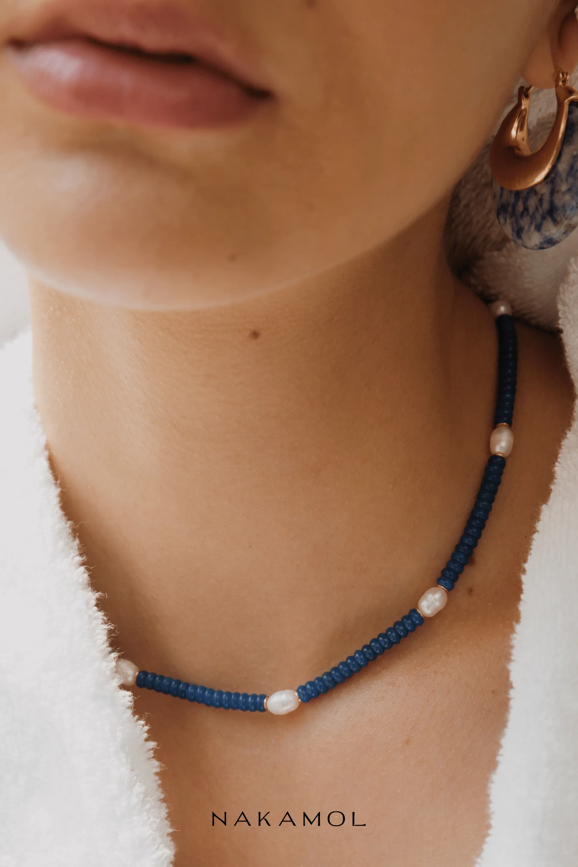Lapis Strand Short Necklace