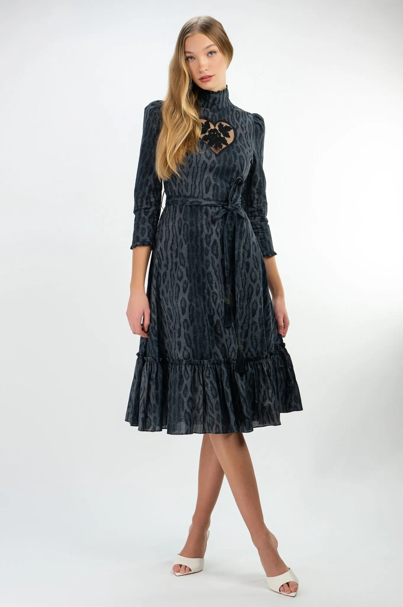 Leopard Sirsna Heart Dress