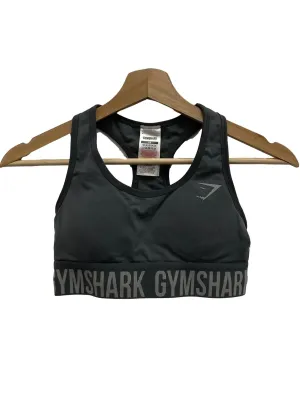 Light Grey Logo Band Sports Bra
