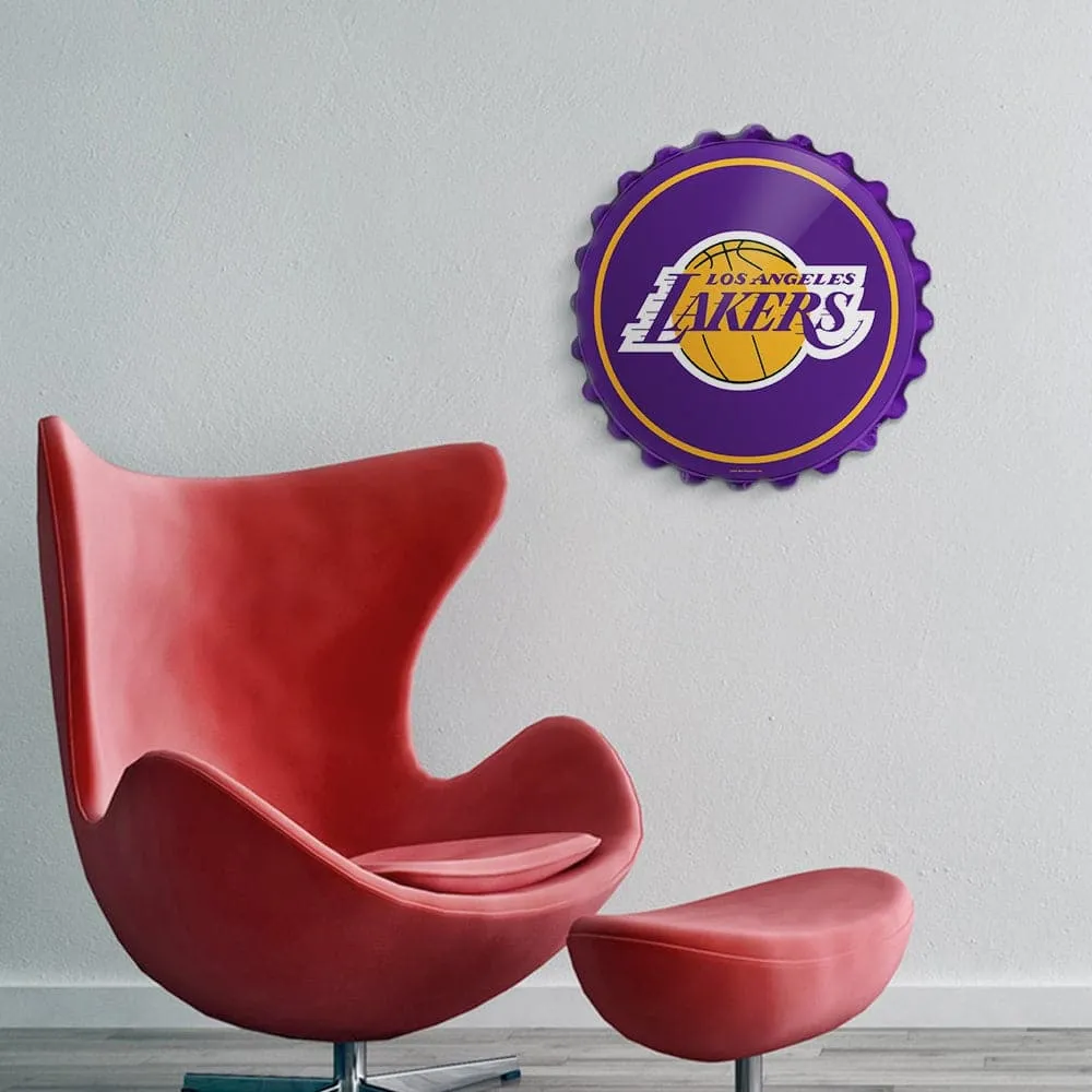 Los Angeles Lakers: Bottle Cap Wall Sign