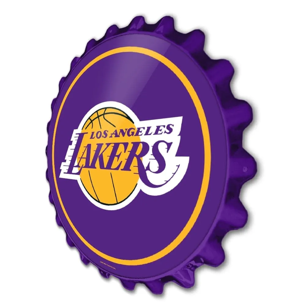 Los Angeles Lakers: Bottle Cap Wall Sign