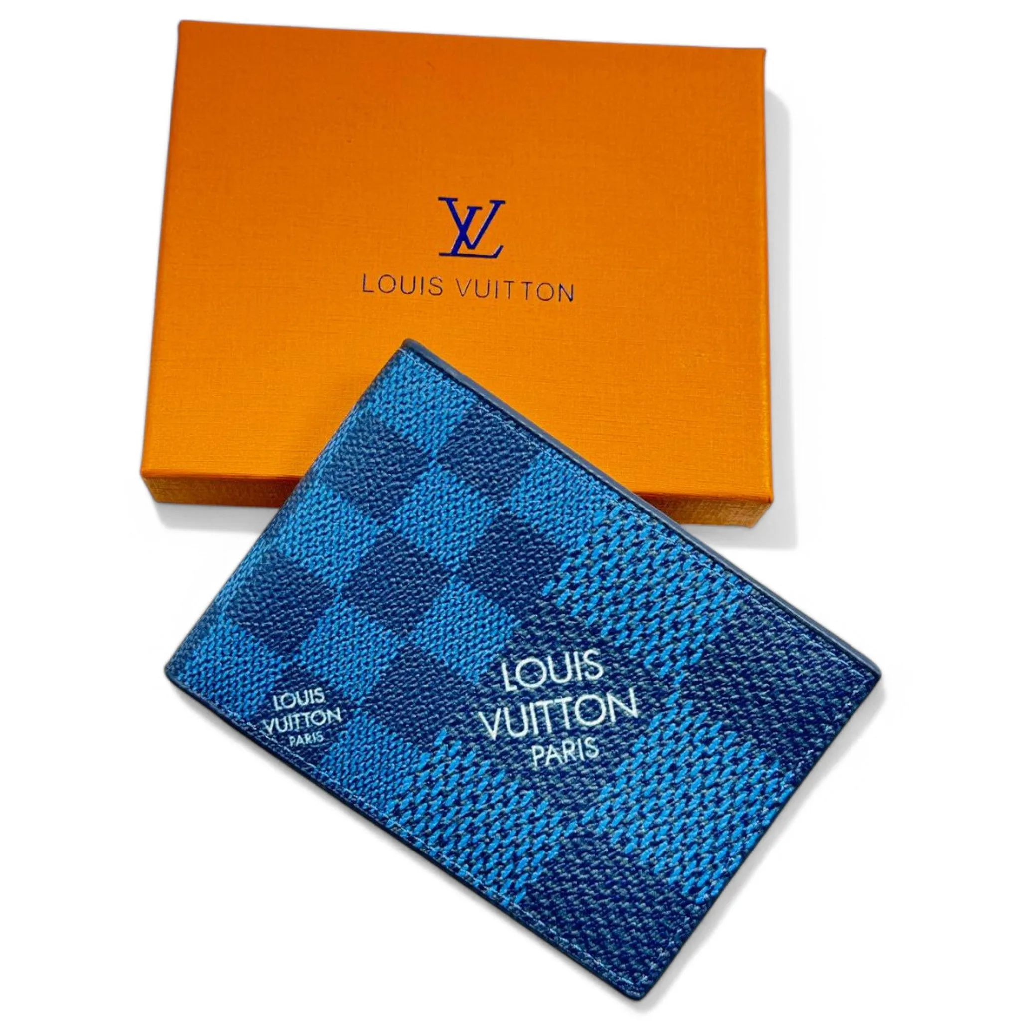 Louis Vuitton Damier Blue Houndstooth Wallet – Paris Edition
