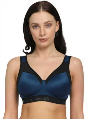 Lovable Aqua-Blue Padded Non Wired Full Coverage Bra ENERGY BRA-Aqua-Blue