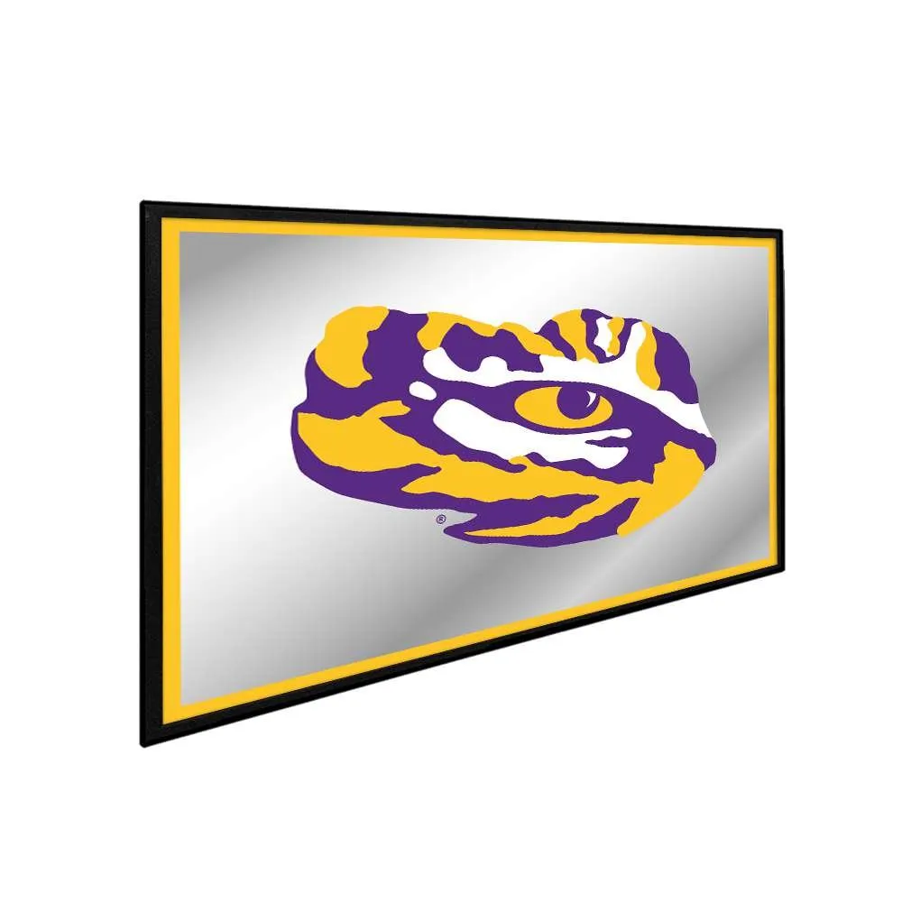 LSU Tigers: Tiger Eye - Framed Mirrored Wall Sign