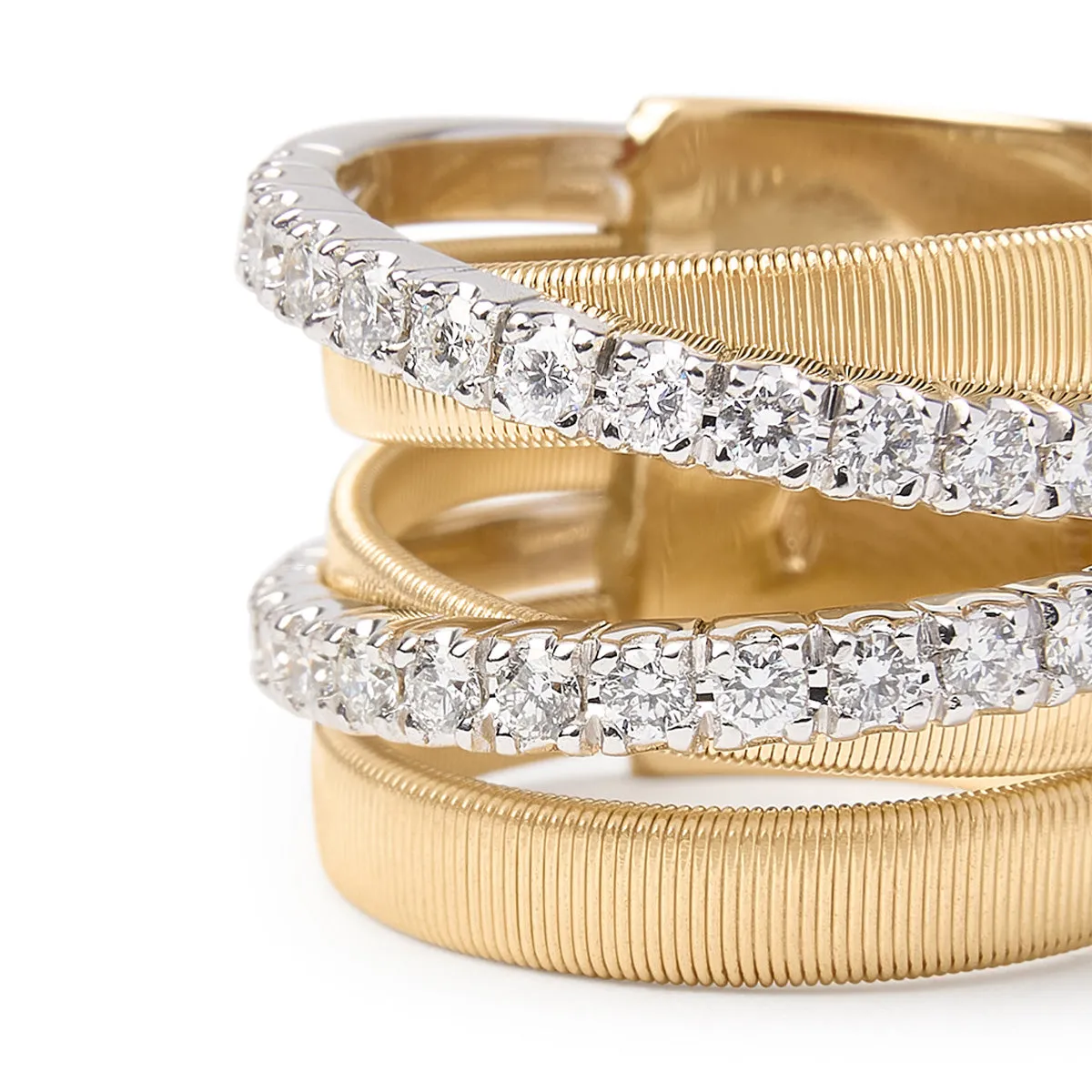 Marco Bicego Masai Double Band Diamond Ring
