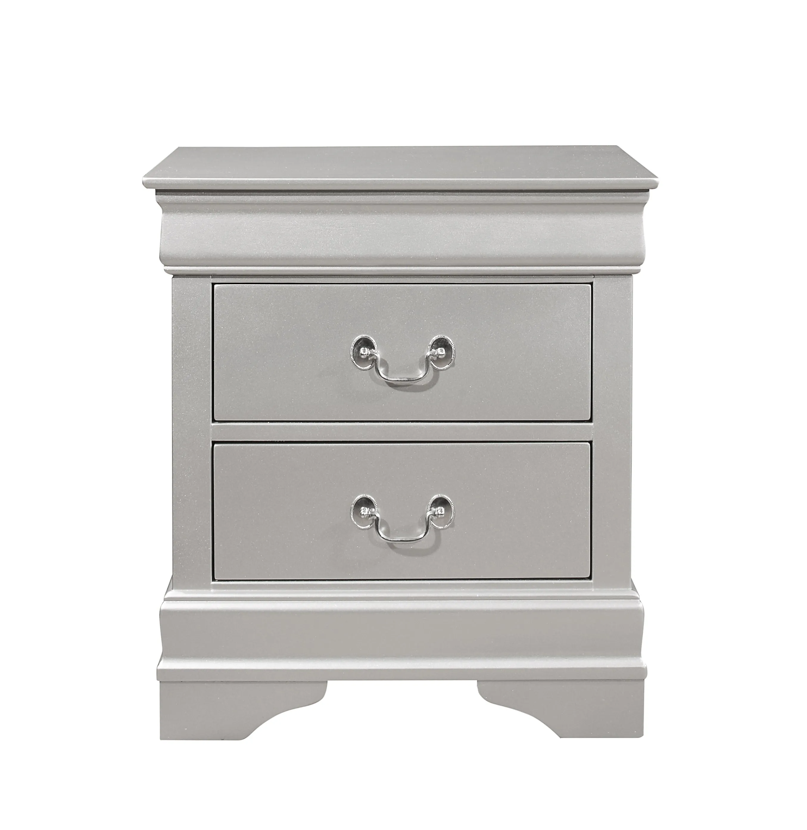 Marley Silver Nightstand