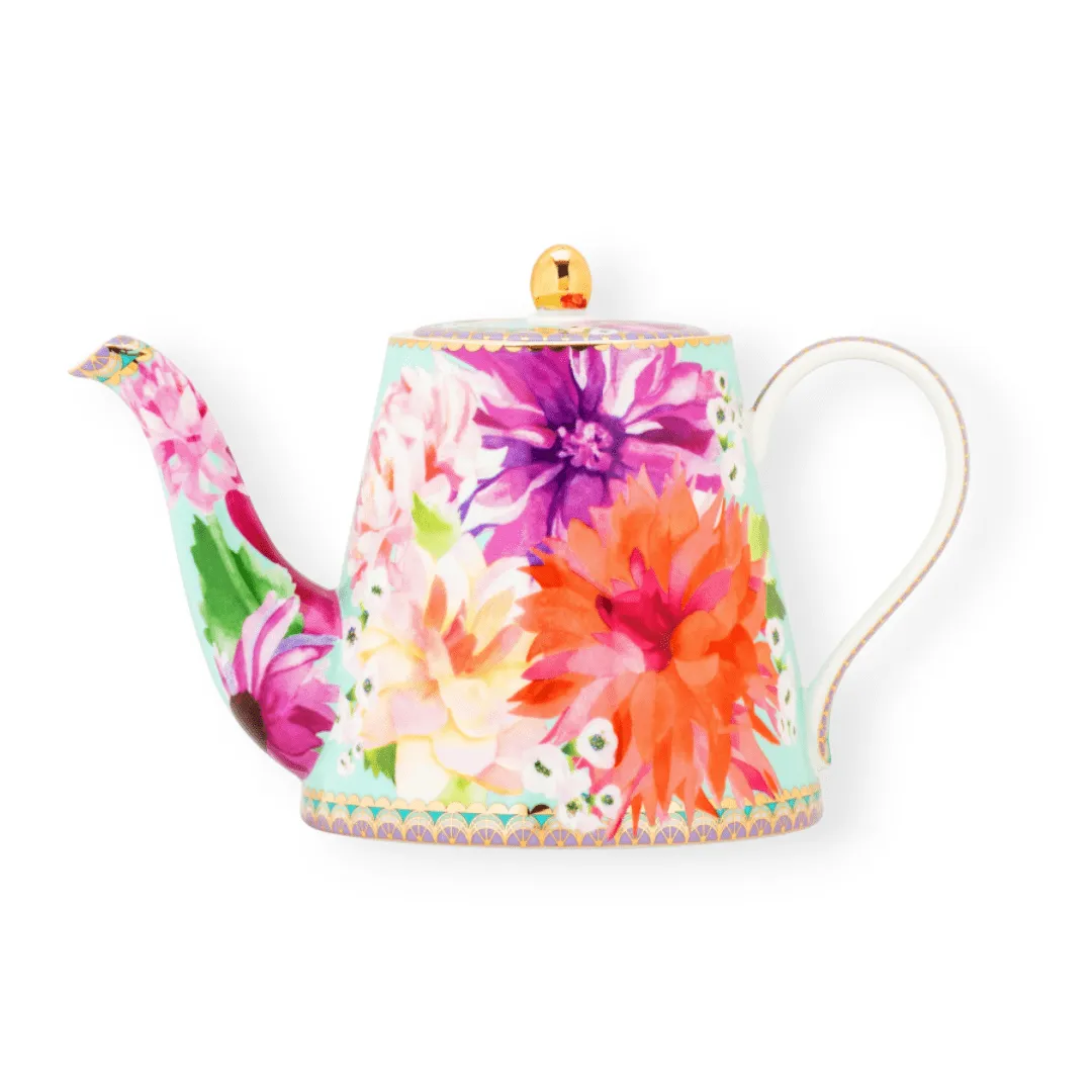 Maxwell & Williams Dahlia Daze Teapot With Infuser Sky 500ml HV0331