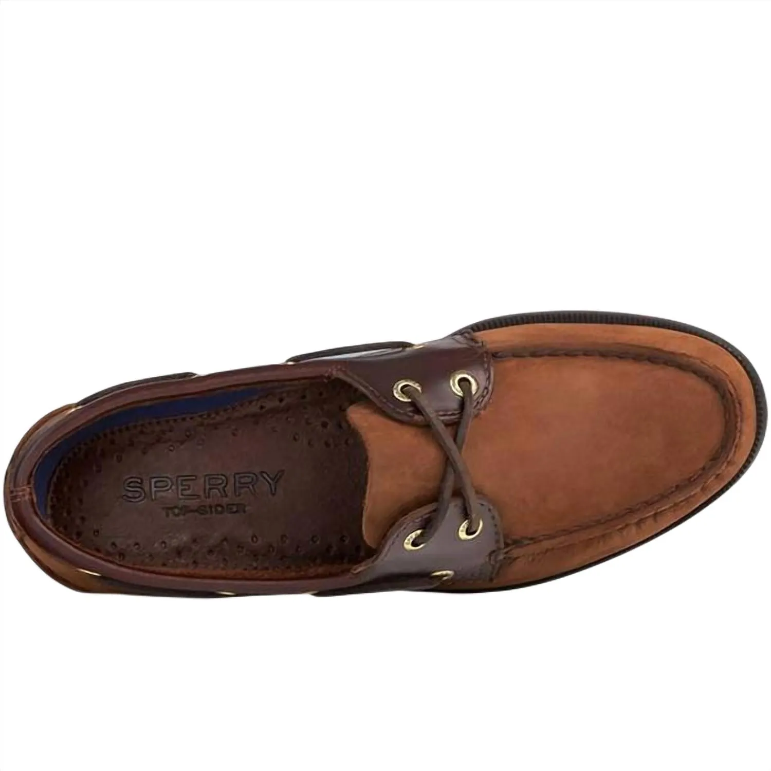 Men's Authentic Original Boat Shoe In Brown Buck