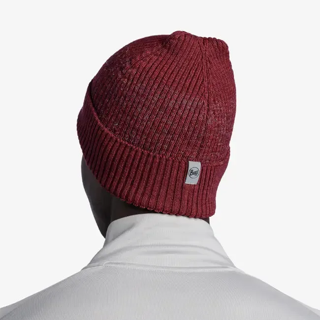 Merino Active Beanie - Solid Garnet