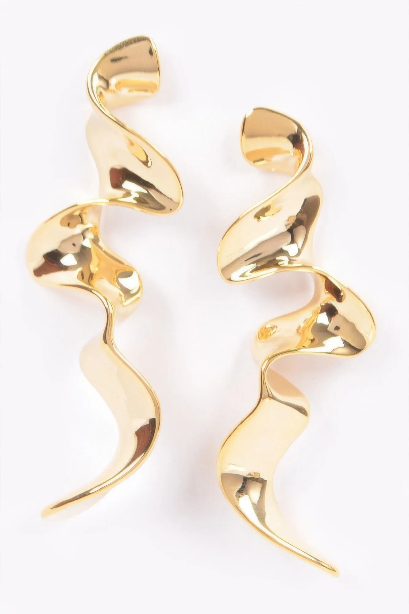 Metal Gold Plated Earrings