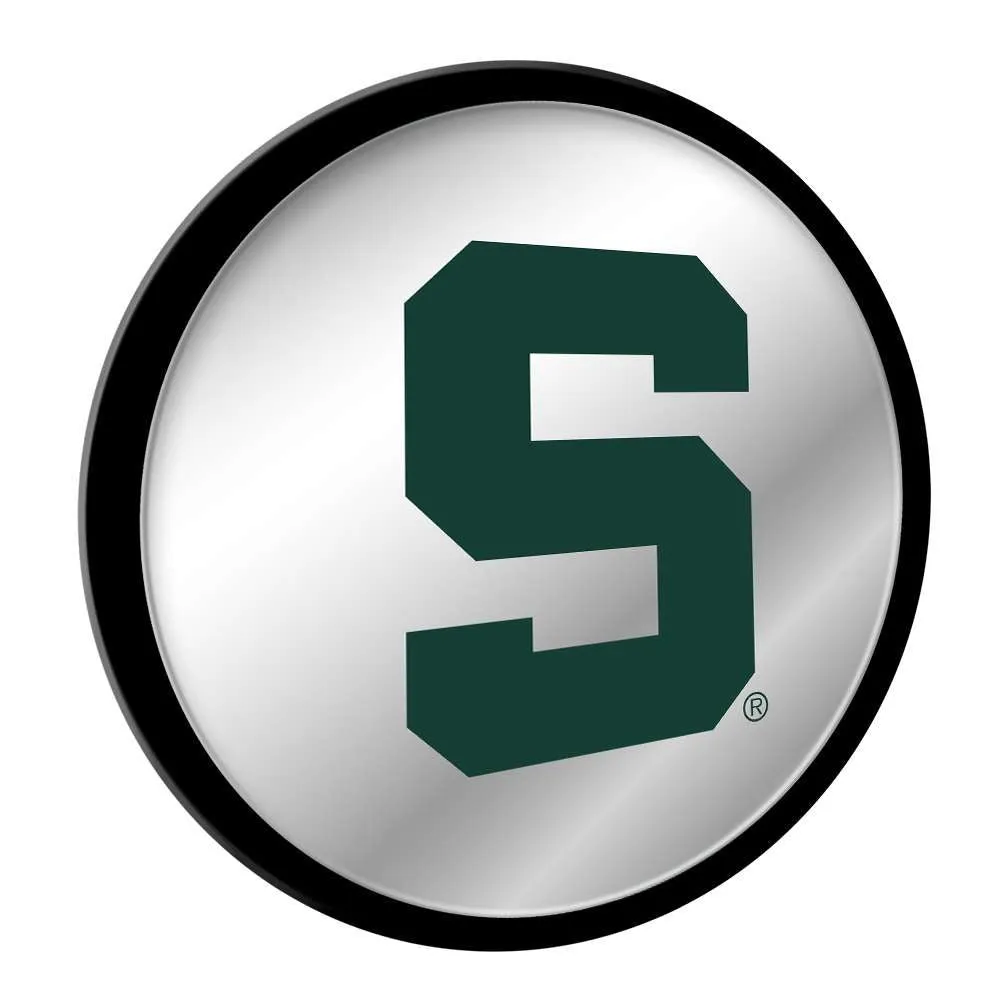 Michigan State Spartans: Modern Disc Mirrored Wall Sign