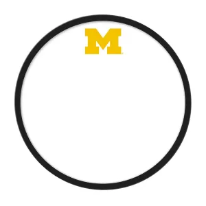 Michigan Wolverines: Modern Disc Framed Dry Erase Board