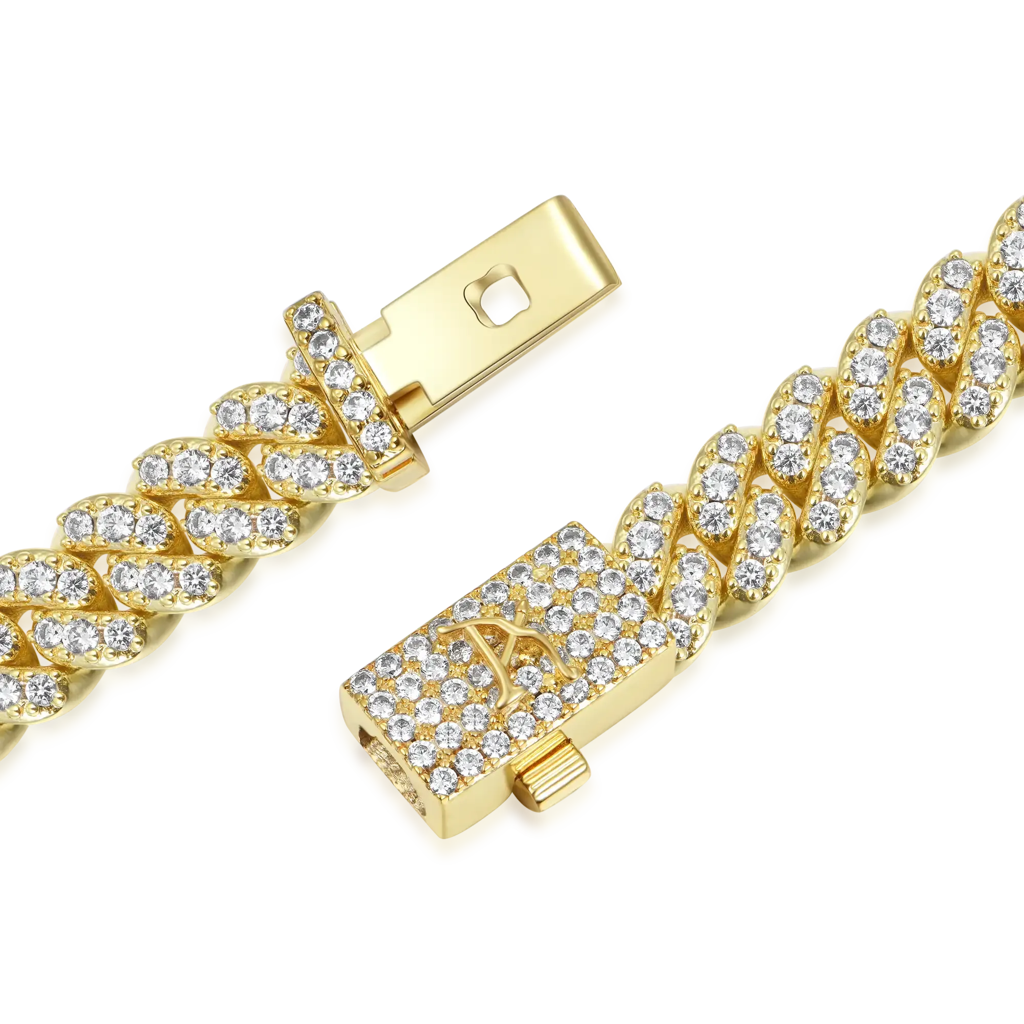 Micro Round Cut Cuban Link Bracelet - 6mm