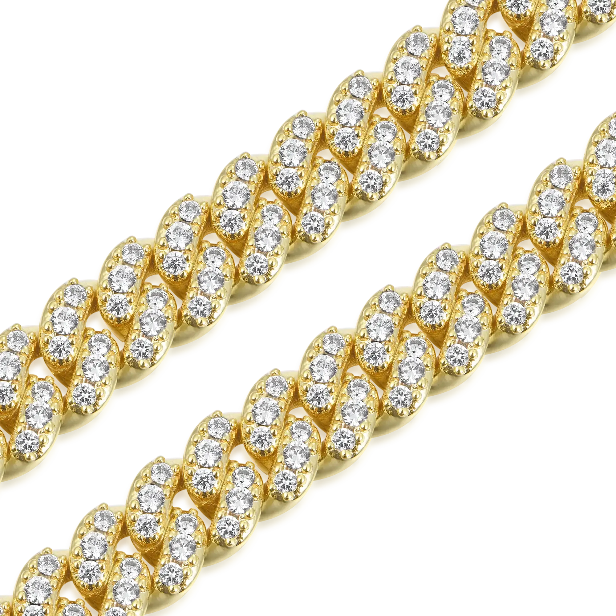 Micro Round Cut Cuban Link Bracelet - 6mm