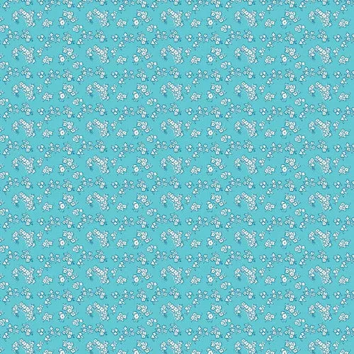 Milk, Sugar & Flower Milk Petals in Blue by Riley Blake Designs