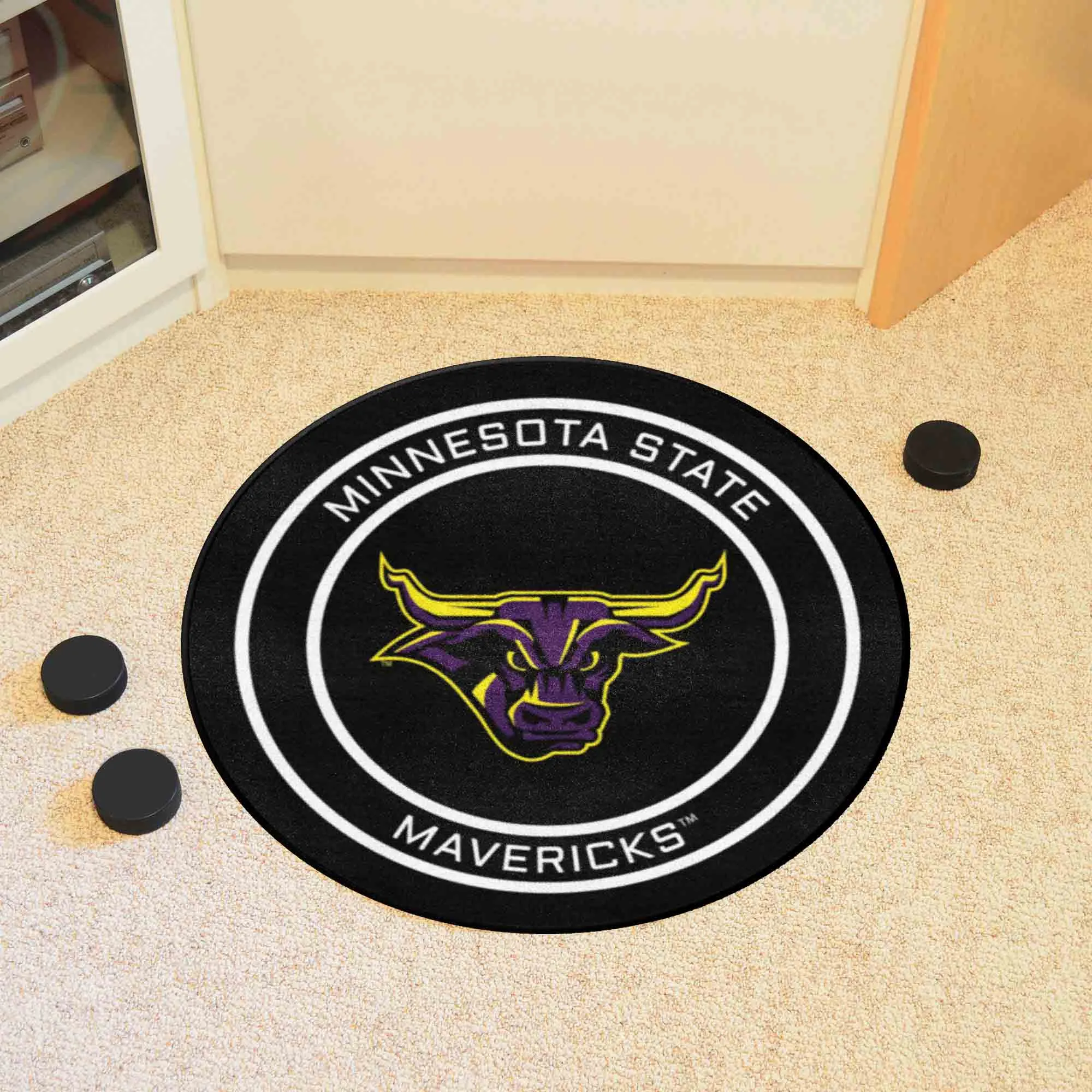 Minnesota State Univ Mankato Puck Mat