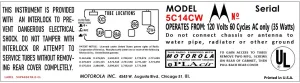 MOTOROLA-5C14CW