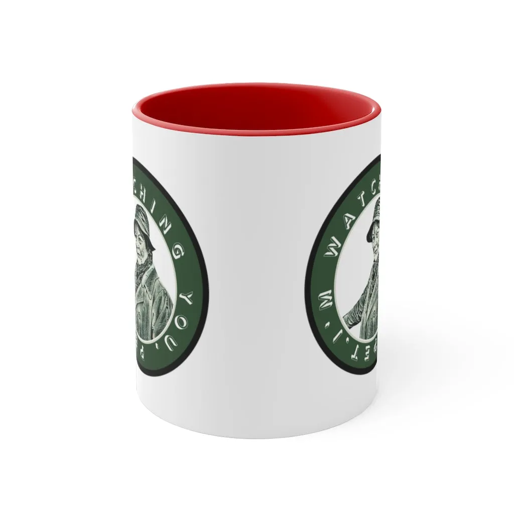 My Lucky Badge Mug (inspired by Vera Stanhope) Black Handle