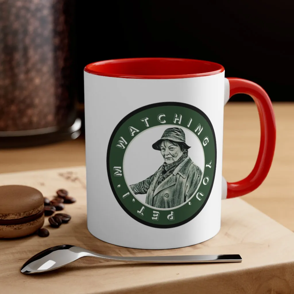 My Lucky Badge Mug (inspired by Vera Stanhope) Black Handle