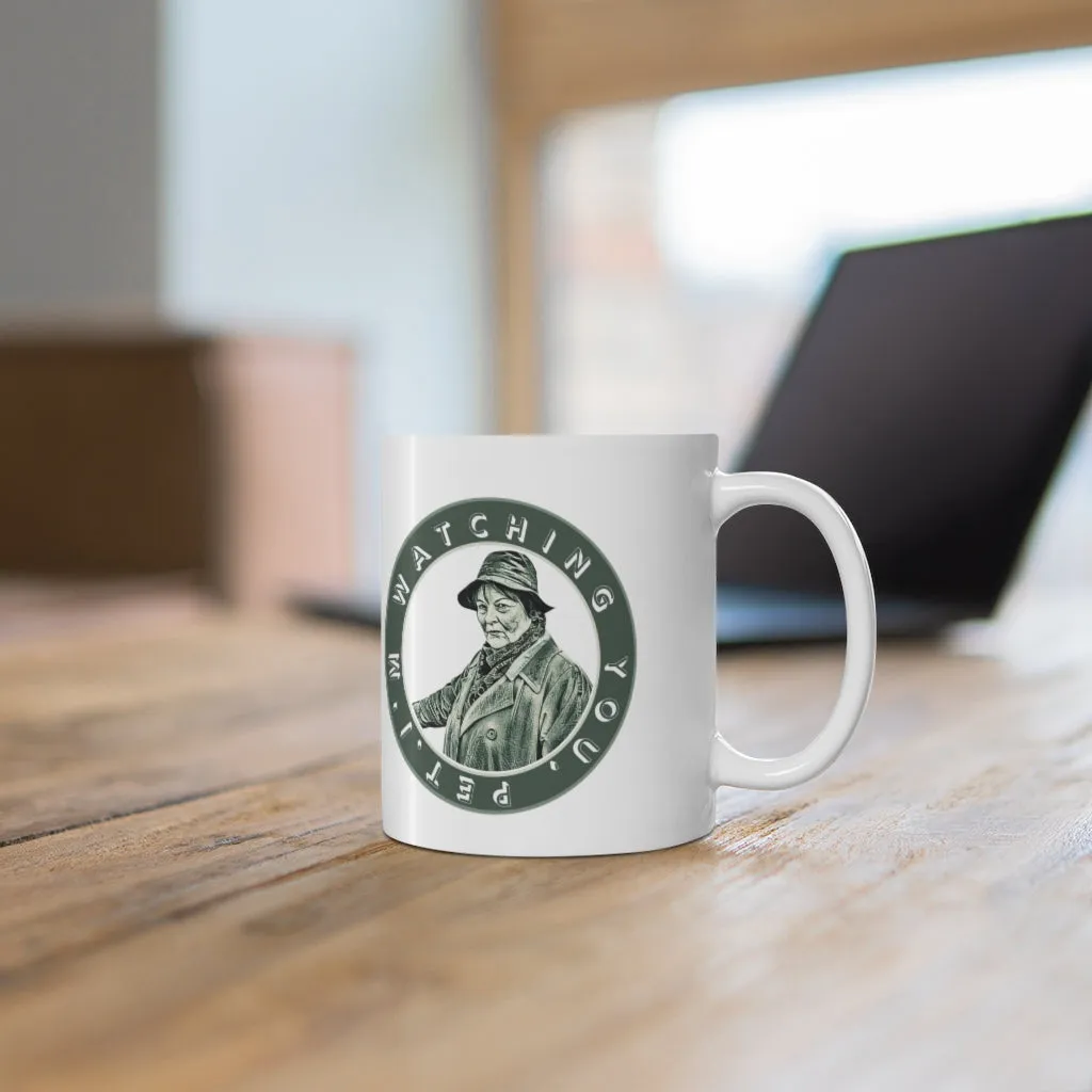 My Lucky Badge Mug (inspired by Vera Stanhope)
