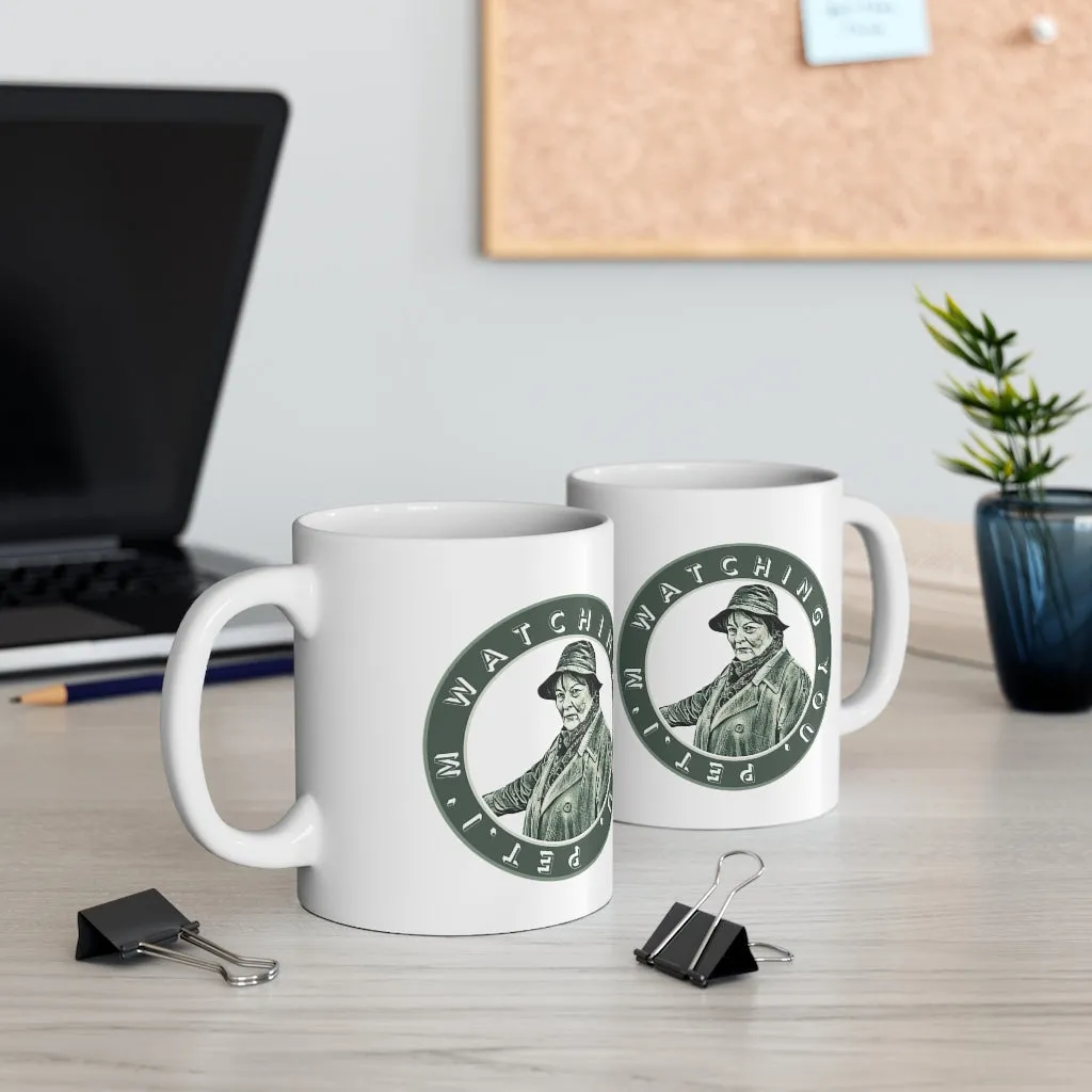 My Lucky Badge Mug (inspired by Vera Stanhope)