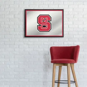 NC State Wolfpack: Framed Mirrored Wall Sign