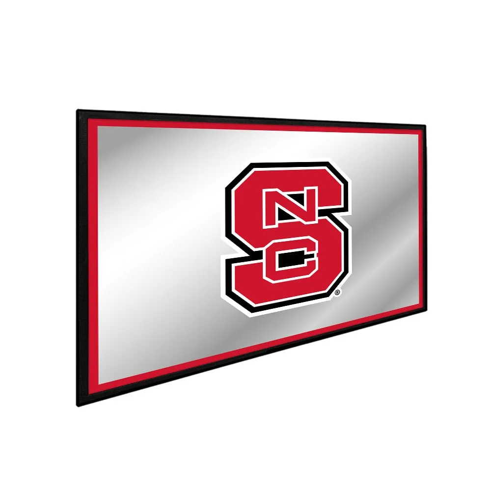 NC State Wolfpack: Framed Mirrored Wall Sign