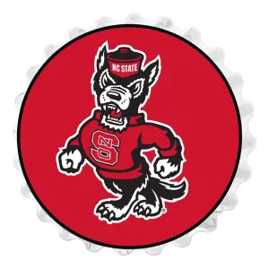 NC State Wolfpack: Mascot - Bottle Cap Wall Sign