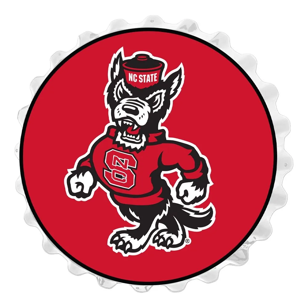 NC State Wolfpack: Mascot - Bottle Cap Wall Sign