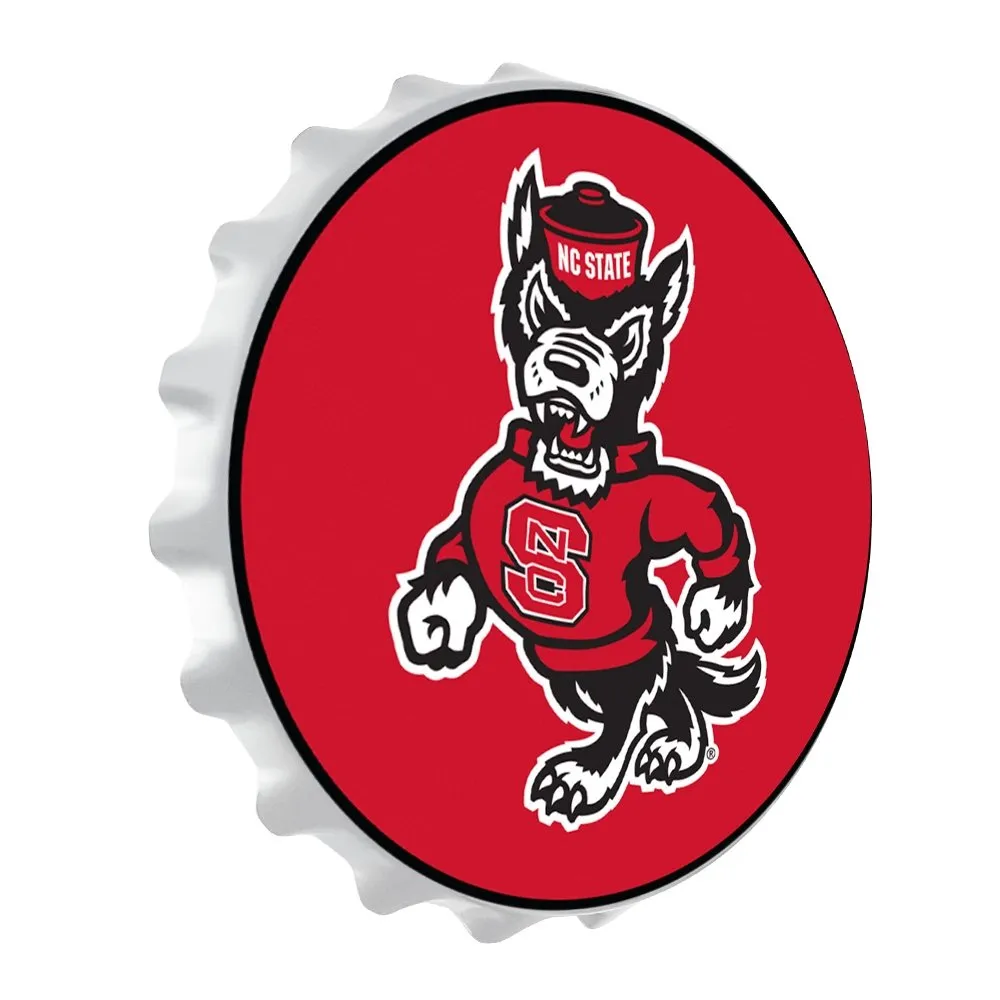 NC State Wolfpack: Mascot - Bottle Cap Wall Sign